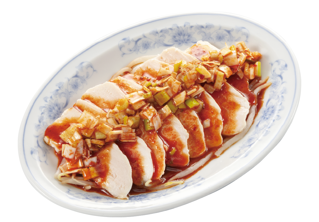 国産ハーブ鶏のよだれ鶏