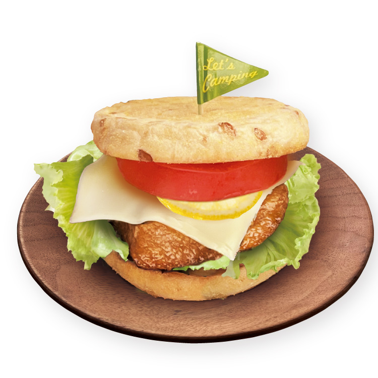 めかじきバーガー